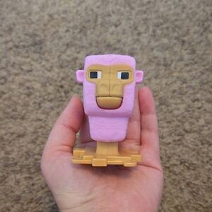 Minecraft Pink Sheep McDonalds Toy